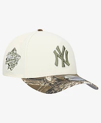New Era Men's Khaki/Realtree Camo New York Yankees 9FORTY A-Frame Adjustable Hat