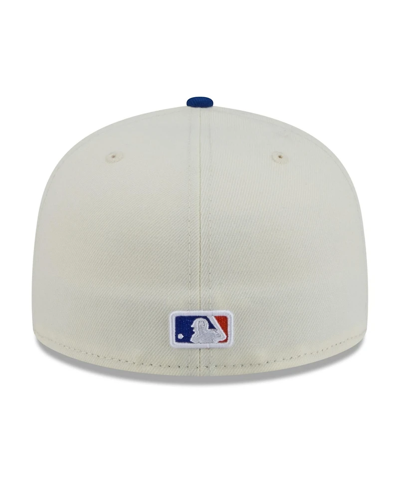 New Era Men's White/Royal York Mets Blossom 59FIFTY Fitted Hat