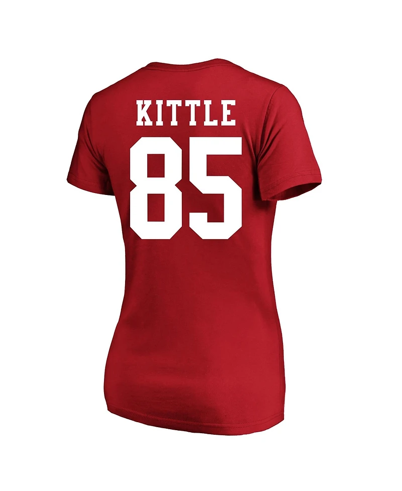 Fanatics Plus San Francisco 49ers George Kittle V-Neck T-Shirt