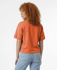 Champion Women's Auburn Tigers Relaxed-Fit Cropped Wordmark T-Shirt