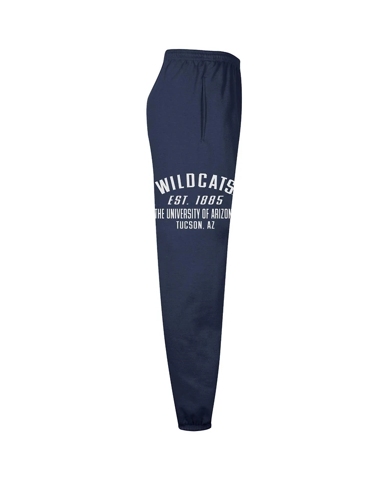 Champion Men's Navy Arizona Wildcats Powerblend Banded Fleece Sweatpants
