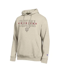 Champion Men's Indiana Hoosiers All-Star Neutral Stack Relaxed-Fit Fleece-Lined Hoodie