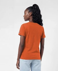 Champion Women's Clemson Tigers Crewneck Cotton-Blend T-Shirt