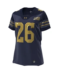 Under Armour Women's 26 Navy Notre Dame Fighting Irish 2026 Shamrock Series Replica Football Jersey