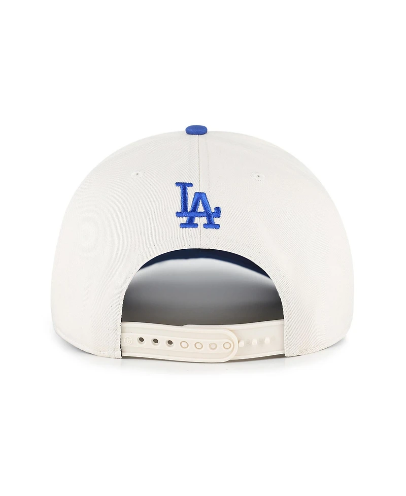 '47 Brand Men's Natural/Royal Los Angeles Dodgers Rope Script Hitch Adjustable Hat