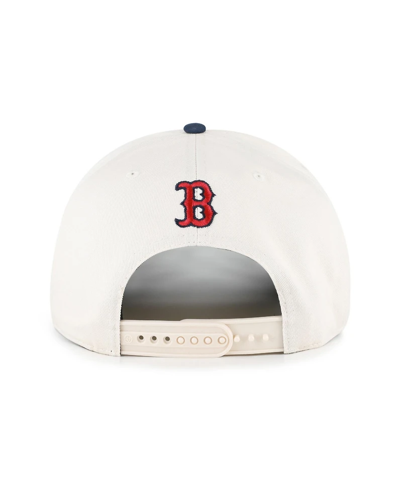 '47 Brand Men's Natural/Navy Boston Red Sox Rope Script Hitch Adjustable Hat