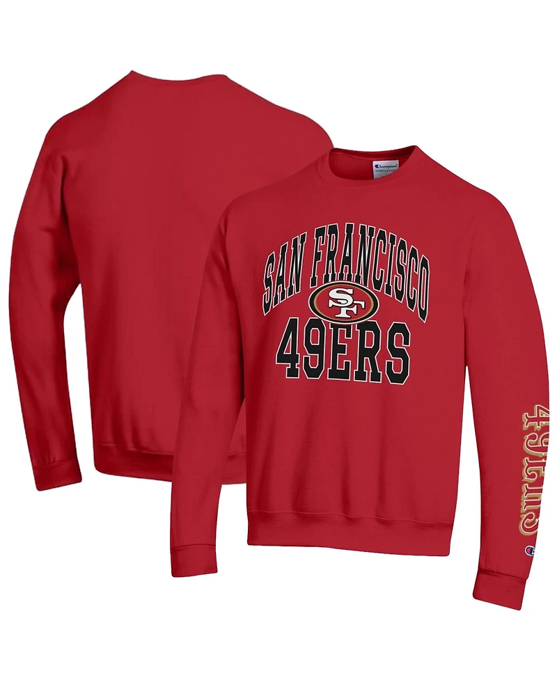 Champion Men's San Francisco 49ers Powerblend Fleece Pullover Sweatshirt