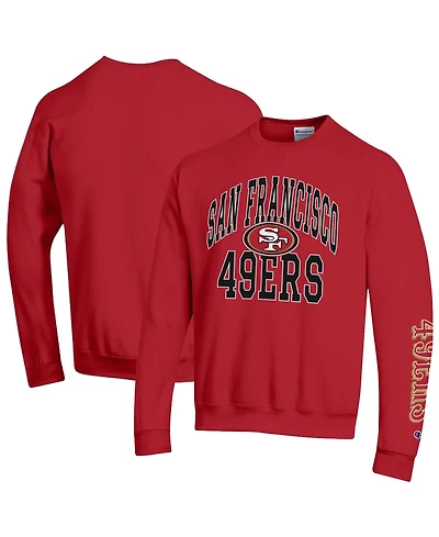 Champion Men's San Francisco 49ers Powerblend Fleece Pullover Sweatshirt