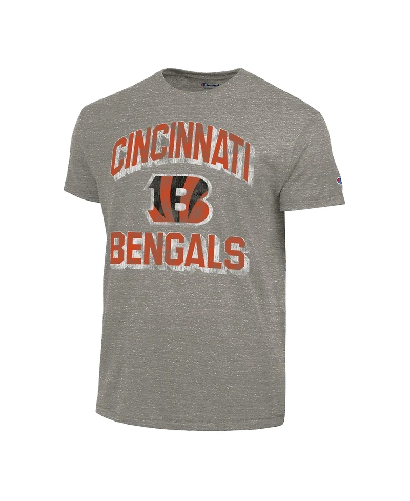 Champion Men's Charcoal Cincinnati Bengals Ultimate Tri-Blend T-Shirt