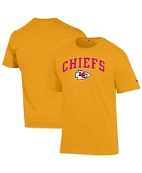 Champion Men's Kansas City Chiefs Arch Over Logo Cotton T-Shirt
