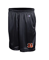 Champion Men's Cincinnati Bengals Classic Mesh Pull-On Shorts, 8" Inseam