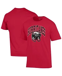 Champion Men's Carolina Hurricanes Helmet Crewneck Graphic T-Shirt