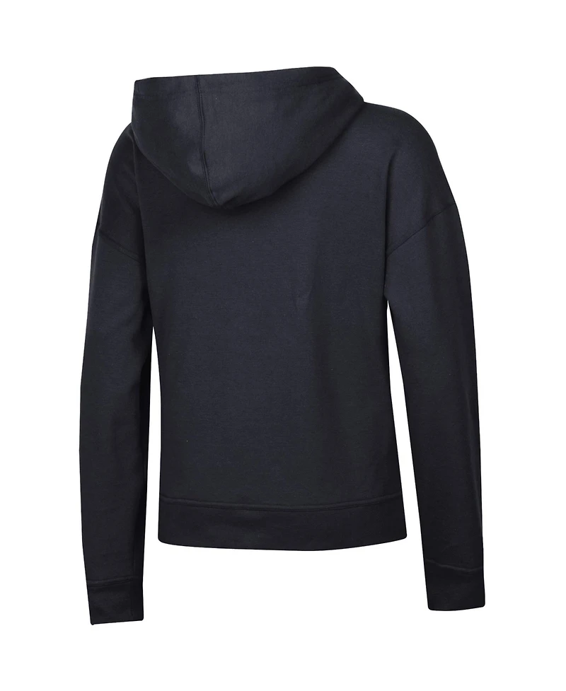 Champion Women's Carolina Panthers Powerblend Relaxed Fit Fleece-lined Hoodie