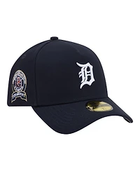 New Era Men's Navy Detroit Tigers A-Frame 59FORTY Fitted Hat