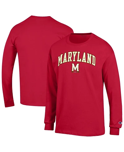 Champion Men's Maryland Terrapins Arch Over Logo Long Sleeve T-Shirt