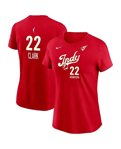 Nike Women's Indiana Fever Caitlin Clark Rebel Crewneck Short-Sleeve T-Shirt