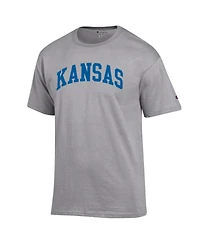 Champion Men's Kansas Jayhawks Screen-Print Graphic Crewneck T-Shirt