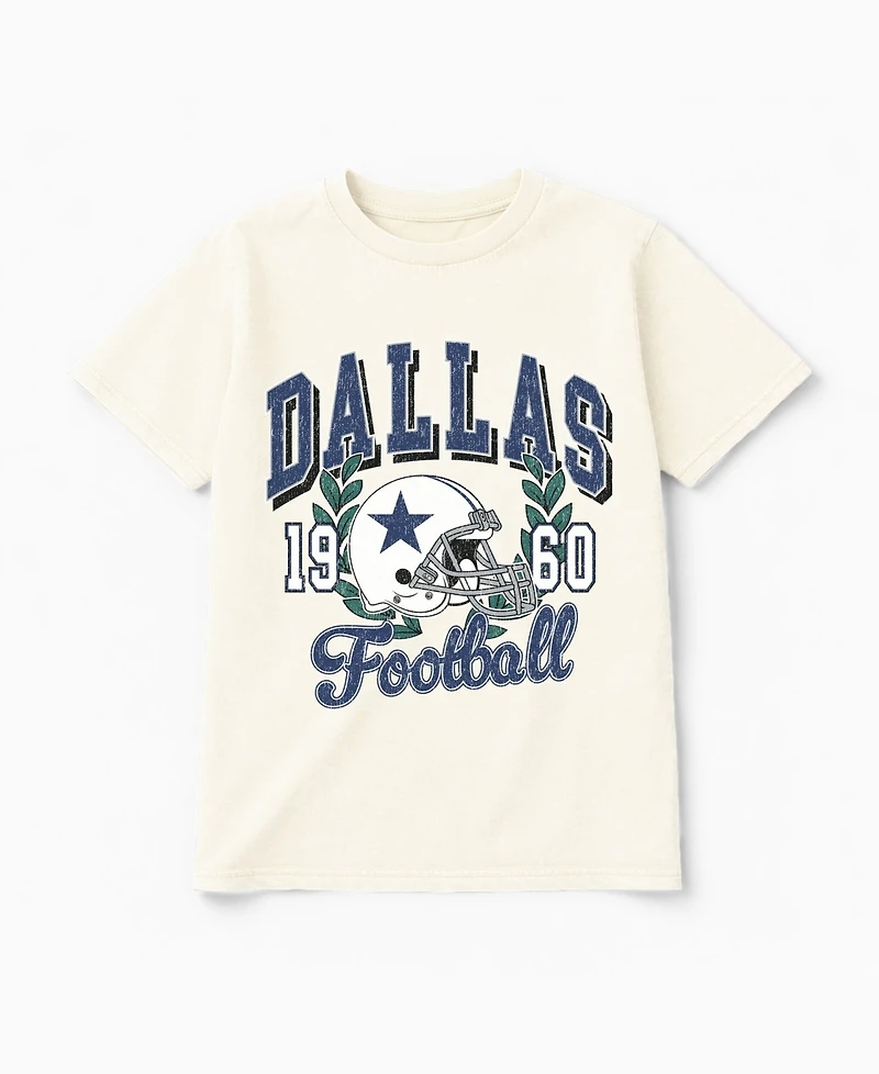 Gameday Couture Women's Dallas Cowboys Raised on Victory Distressed Classic-Fit Cotton-Blend T-Shirt