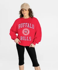 Gameday Couture Women's Buffalo Bills Oversized Dropped-Shoulder Sweatshirt