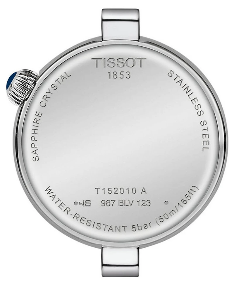 Tissot Women's Desir Quartz Silver-Tone Stainless Steel Bracelet Watch, 28mm