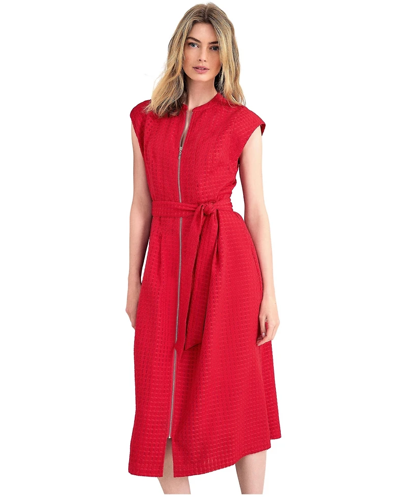 Phase Eight Women's Elvira Zip Front Midi Dress