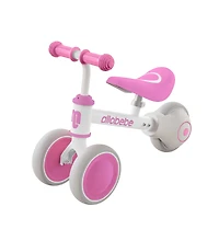 Allobebe Baby Balance Bike, Carbon-Steel, 3-Wheel Adjustable-Seat Ride-On, Ages 1-3