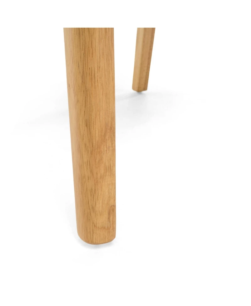 Flynama Set of 2 Contemporary Armless Rubberwood Dining Chairs, 300 Lbs Weight Capacity