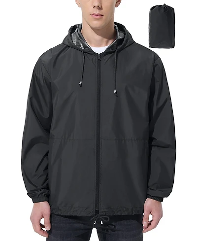Piscifun Men's Waterproof Windproof Packable Rain Jacket