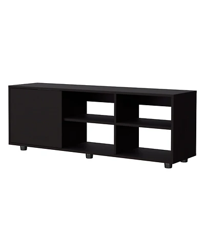 Fm Furniture Parker Tv Stand with a Door and Open Storage