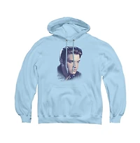 Elvis Men's Presley Portrait Retro Graphic Hoodie