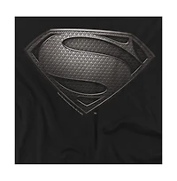 Superman Men's Man Of Steel Mos Desaturated Crewneck Sweatshirt
