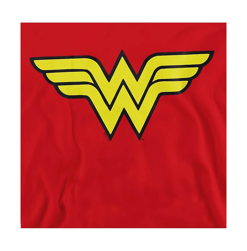 Justice League Men's Dc Wonder Woman Logo Crewneck Sweatshirt