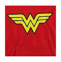 Justice League Men's Dc Wonder Woman Logo Crewneck Sweatshirt
