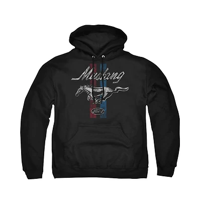 Mustang Men's Ford Stripes Graphic Pullover Hoodie