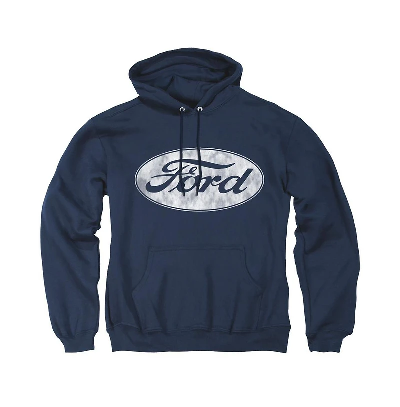 Mustang Men's Ford Logo Pull-Over Hoodie