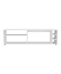 Fm Furniture Mayo TVStand for 70" Screen with Open Storage and Melamine Finish