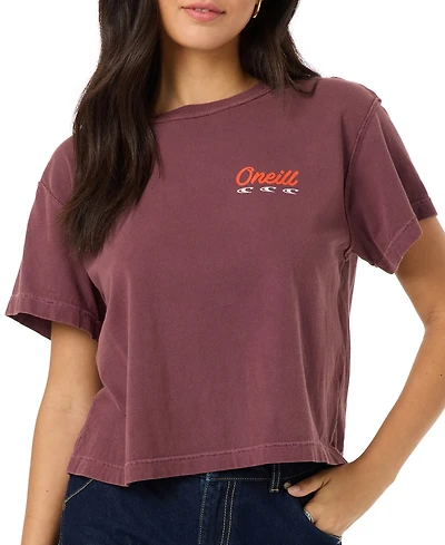 O'Neill Women's Lefty Retro Graphic Boxy Tee