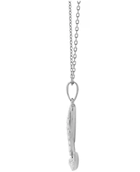 Diamond L Initial 18" Pendant Necklace (1/10 ct. t.w.) in Sterling Silver