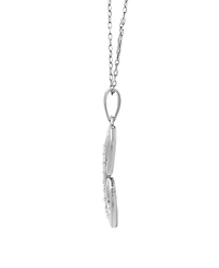 Diamond C Initial 18" Pendant Necklace (1/10 ct. t.w.) in Sterling Silver