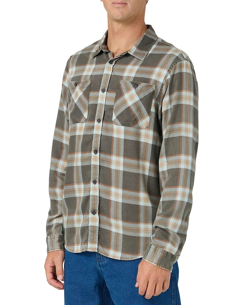 O'Neill Men's Print Long-Sleeve Flannel Shirt