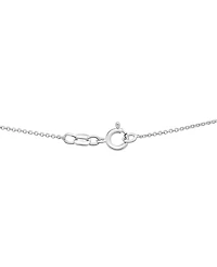 Macy's Lab-Grown Diamond Necklace (1/10 ct. t.w.) in Sterling Silver