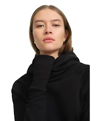 Marcella Women's Geneva Hooded Cutout-Sleeve Sweatshirt