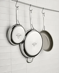 Anolon EverLast Clad Stainless Steel Ceramic Nonstick 8.5" Open Skillet