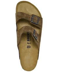Birkenstock Arizona Two-Strap Suede-Leather Sandals from Finish Line