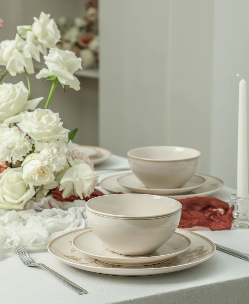 Stone Lain Opal 12-Piece Dinnerware Set, Service for 4