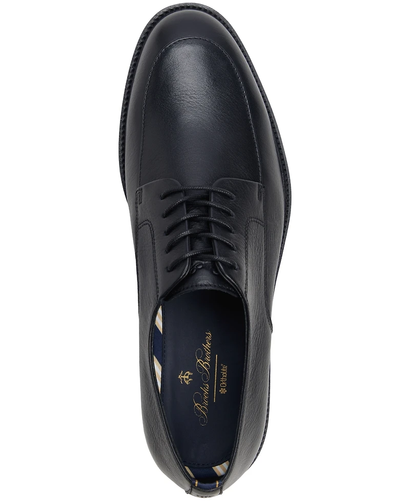 B by Brooks Brothers Men's Belford Leather Almond-Toe Dress Shoes
