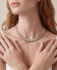 Ettika Gold-Plated Metal Moderna Necklace