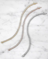 Diamond Tennis Bracelet (1 ct. t.w.) Sterling Silver, 14k Gold-Plated Silver or Rose