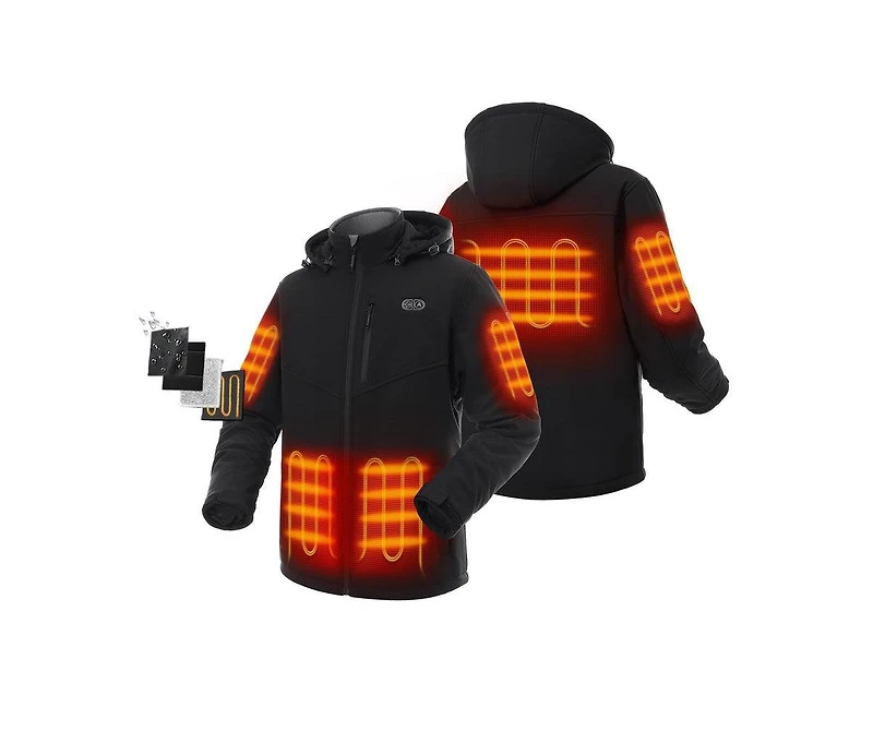 ororo Men's 5-Zone Heated Dual Control Jacket