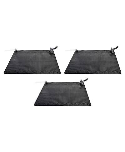 Intex Solar Water Heater Mat for Above Ground Swimming Pool, Black (3 Pack)